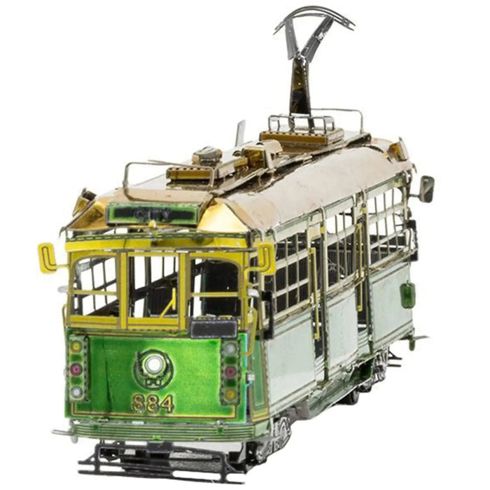 Melbourne W-Class Tram (Colored) Transit Car 3D Figure Model Kit (Steel, Moderate Difficulty) - Fascinations - Metal Earth Series - (2022)