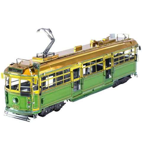Melbourne W-Class Tram (Colored) Transit Car 3D Figure Model Kit (Steel, Moderate Difficulty) - Fascinations - Metal Earth Series - (2022) - Image 6