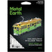 Melbourne W-Class Tram (Colored) Transit Car 3D Figure Model Kit (Steel, Moderate Difficulty) - Fascinations - Metal Earth Series - (2022)