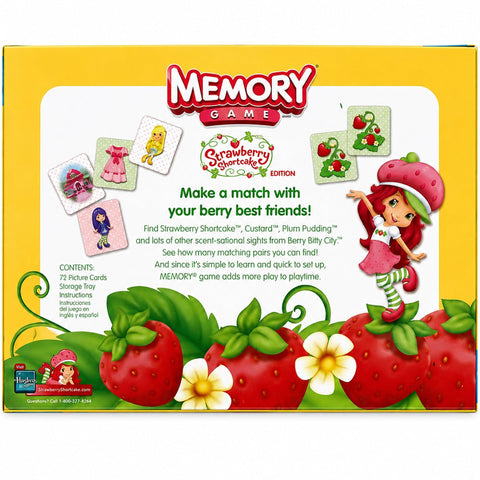 Memory Game: Strawberry Shortcake Edition - Competitive Strawberry Shortcake Card Game for Family, Adults, and Children (1+ Players, Ages 3+) - Hasbro - Image 3