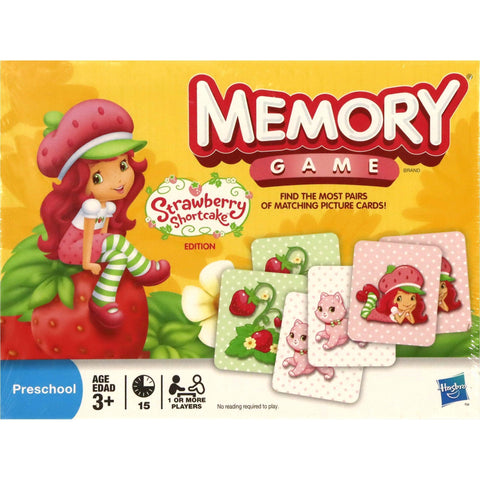 Memory Game: Strawberry Shortcake Edition - Competitive Strawberry Shortcake Card Game for Family, Adults, and Children (1+ Players, Ages 3+) - Hasbro - Image 1