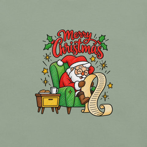 Merry Christmas Santa T-Shirt - Classic Holiday Graphic Tee - Image 10