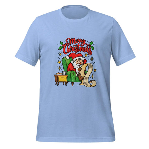 Merry Christmas Santa T-Shirt - Classic Holiday Graphic Tee - Image 17