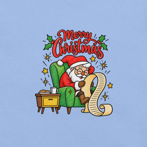 Merry Christmas Santa T-Shirt - Classic Holiday Graphic Tee - Image 18
