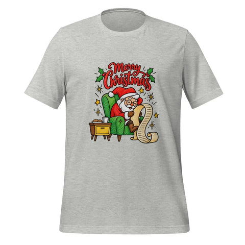 Merry Christmas Santa T-Shirt - Classic Holiday Graphic Tee - Image 25
