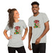 Merry Christmas Santa T-Shirt - Classic Holiday Graphic Tee