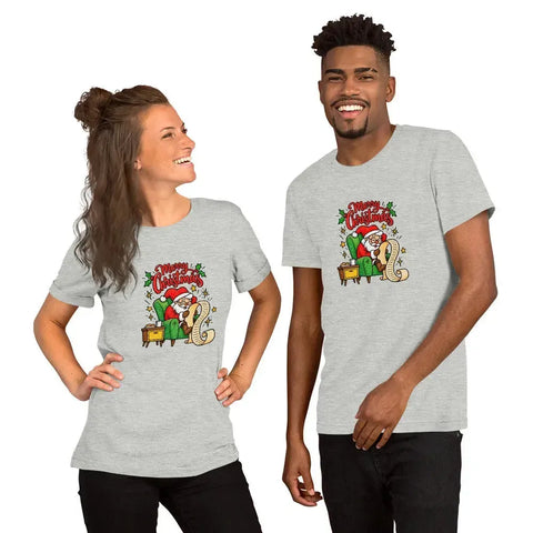Merry Christmas Santa T-Shirt - Classic Holiday Graphic Tee - Image 28