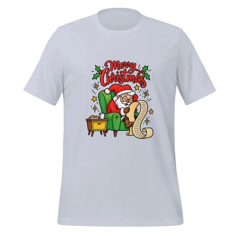 Merry Christmas Santa T-Shirt - Classic Holiday Graphic Tee - Image 29