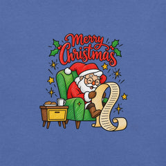Merry Christmas Santa T-Shirt - Classic Holiday Graphic Tee