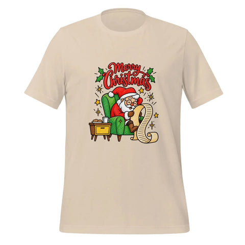 Merry Christmas Santa T-Shirt - Classic Holiday Graphic Tee - Image 33