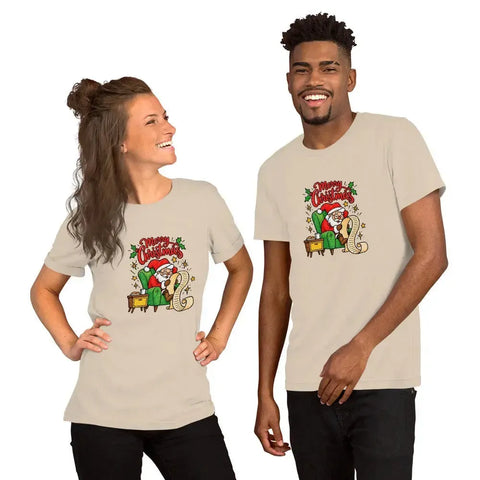 Merry Christmas Santa T-Shirt - Classic Holiday Graphic Tee - Image 36