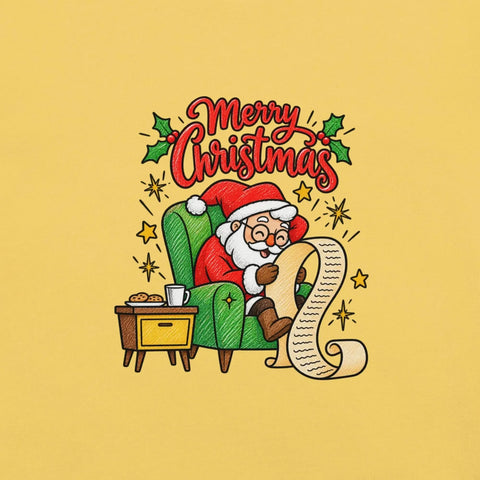 Merry Christmas Santa T-Shirt - Classic Holiday Graphic Tee - Image 38