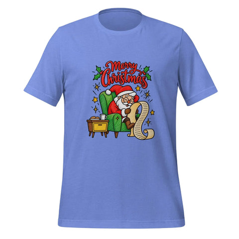Merry Christmas Santa T-Shirt - Classic Holiday Graphic Tee - Image 5
