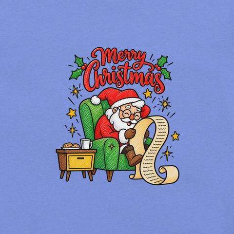 Merry Christmas Santa T-Shirt - Classic Holiday Graphic Tee - Image 6