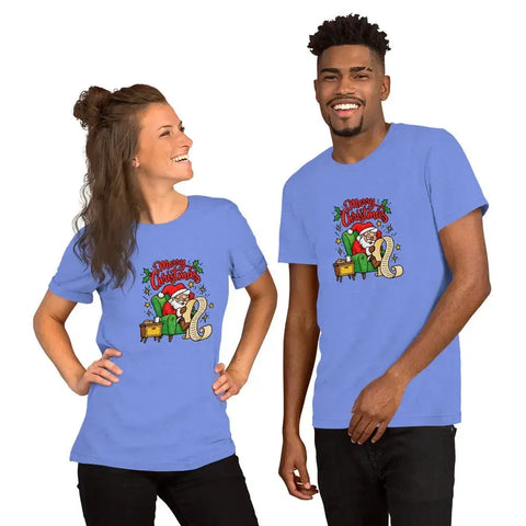 Merry Christmas Santa T-Shirt - Classic Holiday Graphic Tee - Image 8