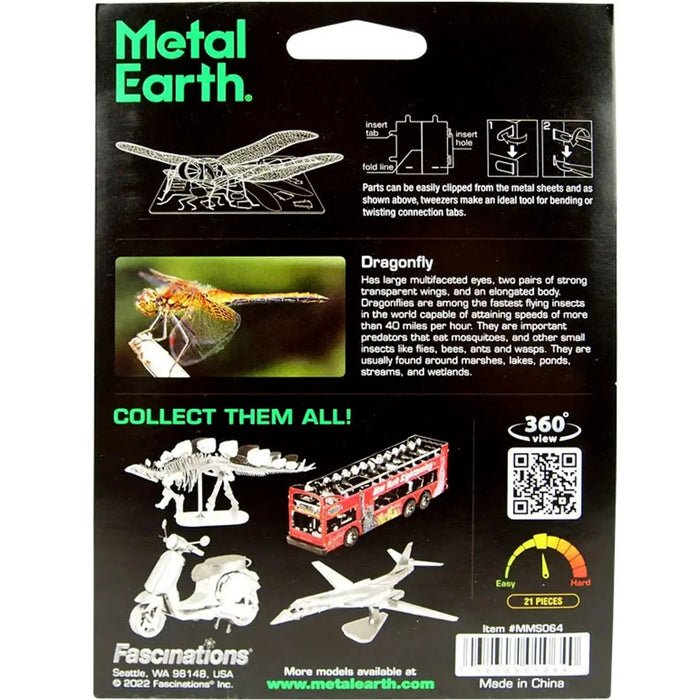 Metal Earth - Dragonfly 3D Model - Fascinations - 10640