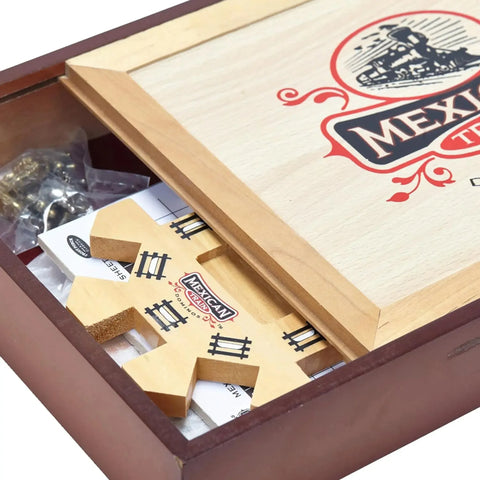 Mexican Train Dominoes - Strategy Mexican Train Board Game for Family and Adults (2-8 Players, Ages 8+) - University Games - Image 3