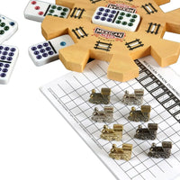 Mexican Train Dominoes - Strategy Mexican Train Board Game for Family and Adu...- Image 4