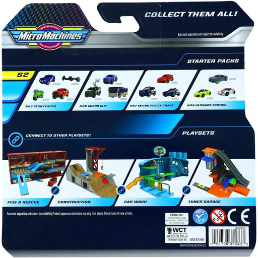 MicroMachines - Stunt Pack 3-Vehicle Set (Race Cycle / Trailer, Hognose & Adventure Truck) - Hasbro - Series 2 (#05) - (2020)