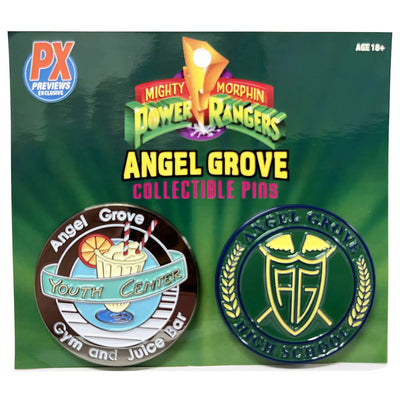 Mighty Morphin Power Rangers - Angel Grove Pin Badge Set - Icon Heroes