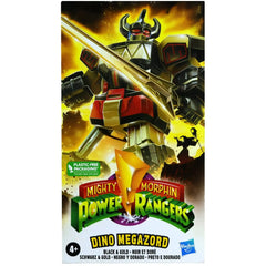 Mighty Morphin Power Rangers - Black & Gold Dino Megazord Action Figure (7") - Hasbro - (2022)