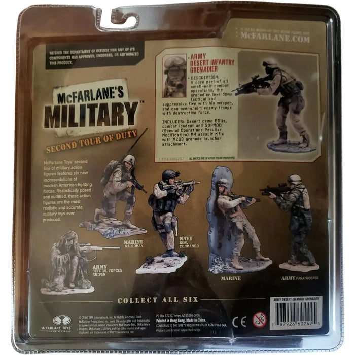 Military [Second Tour of Duty] - Army Desert Infantry Grenadier Action Figure (6") - McFarlane Toys - (2005)