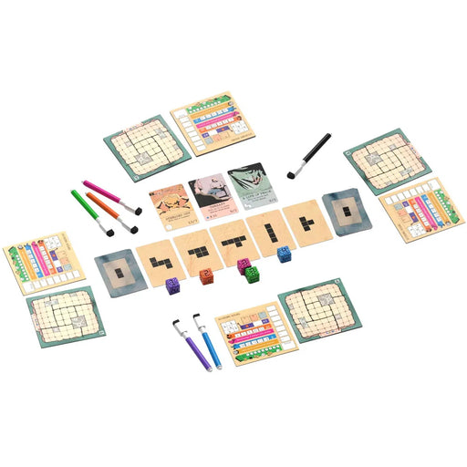 Mind Space - Tile Placement Math Board Game for Family, Adults, and Children (1-5 Players, Ages 10+) - Allplay