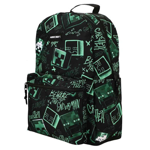 Minecraft - Creeper Laptop Backpack (All Over Print) - Bioworld