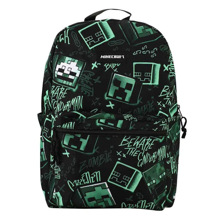 MINECRAFT , Zaino Organizzato Unisex Bambini E Ragazzi, Verde (Green), Taglia unica MINECRAFT , Zaino Organizzato Unisex Bambini E Ragazzi, Verde (Green), Taglia unica