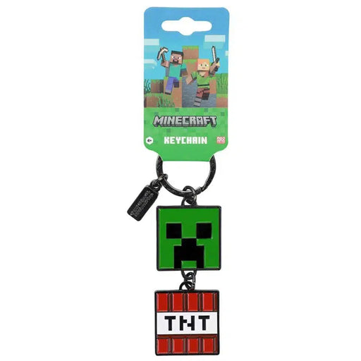 Minecraft - Creeper & TNT Block Keychain - Bioworld