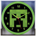 Minecraft - Green Creeper Wall Clock (10") - Accutime