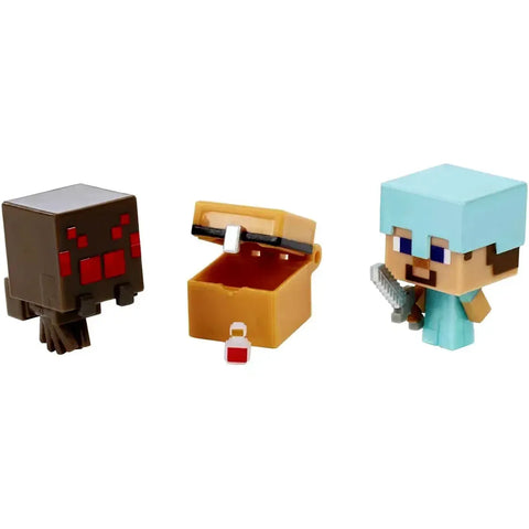 Minecraft - Spider Slaying Steve Mini Action Figure Set (1.5