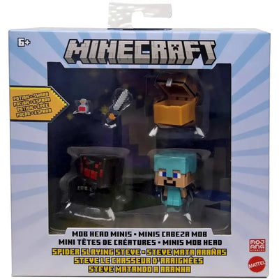 Minecraft - Spider Slaying Steve Mini Action Figure Set (1.5