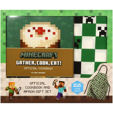 Minecraft: Gather, Cook, Eat! Official Cookbook | Cookbook | Hardcover | Gift Set - Image 1