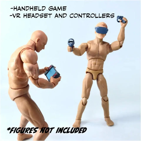 Mini Arcade Machine, Props & Accessories for Action Figures (1:12 Scale) - Super Action Stuff