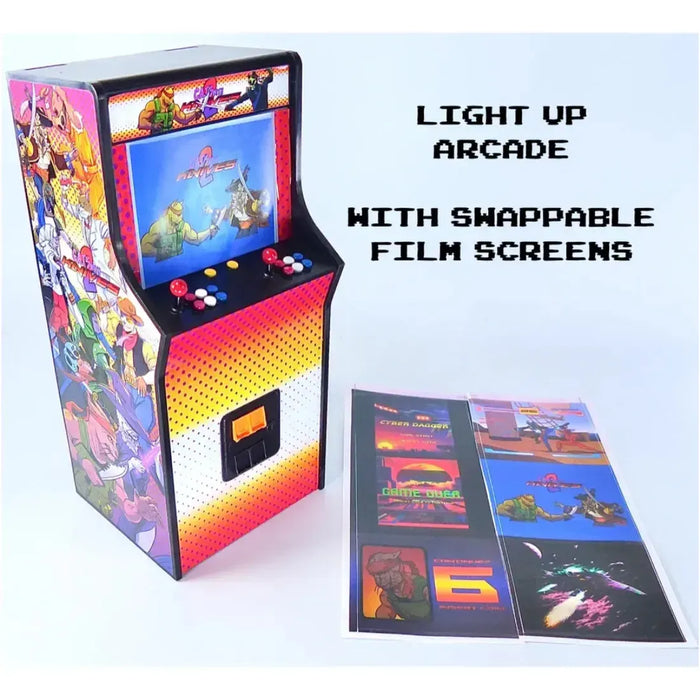 Mini Arcade Machine, Props & Accessories for Action Figures (1:12 Scale) - Super Action Stuff