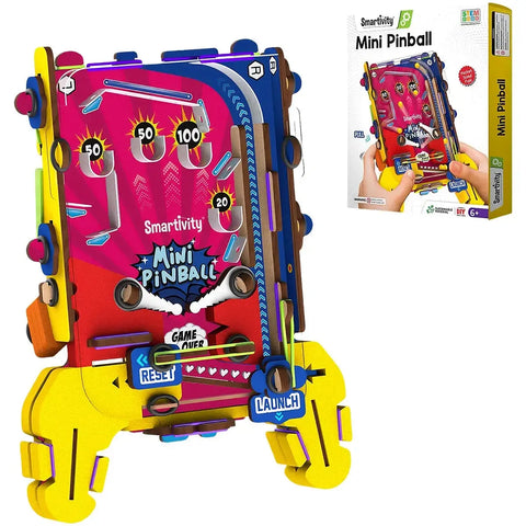 Mini Pinball Machine - STEM Toy Game Building Set - Smartivity