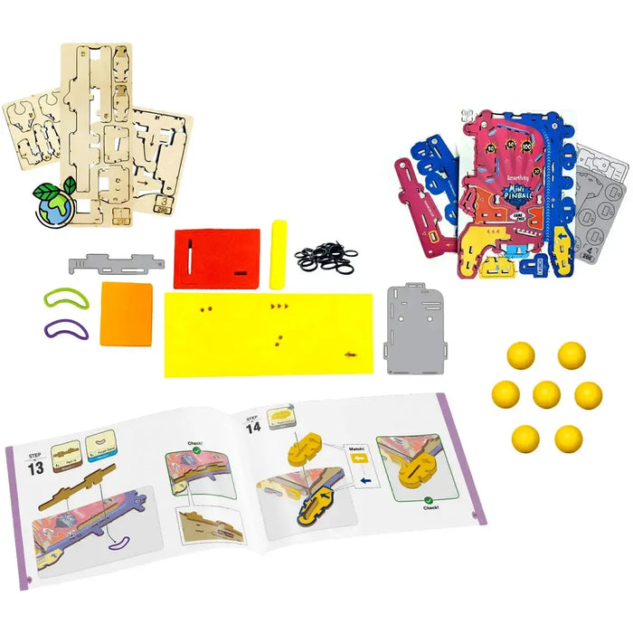Mini Pinball Machine - STEM Toy Game Building Set - Smartivity