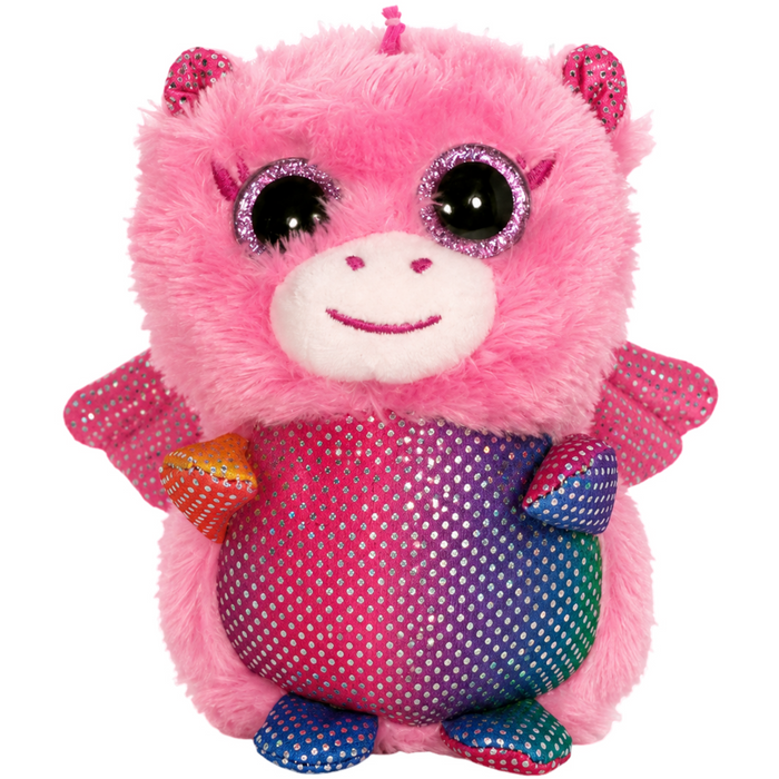 Mini Motsu All Stars - Rosa the Dragon Plush (4") - Keel Toys - Series 3