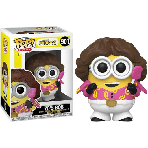 Minions: The Rise of Gru - 70’s Bob Figure (3.75") - Funko - Pop! Movies Series (901)