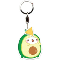 Molang - Avocado Costume Molang Keychain with Chip Charm (Acrylic) - ABYstyle- Image 2