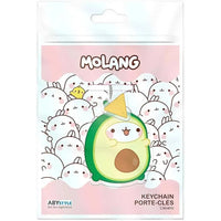 Molang - Avocado Costume Molang Keychain with Chip Charm (Acrylic) - ABYstyle- Image 1