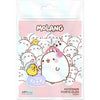Molang - Cute Molang Keychain with Piu Piu Charm (Acrylic) - ABYstyle