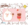 Molang - Ice Cream Molang Pin Badge Set (2