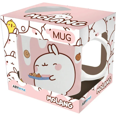 Molang - Milk & Cookies Mug (Ceramic, 11 oz.) - ABYstyle