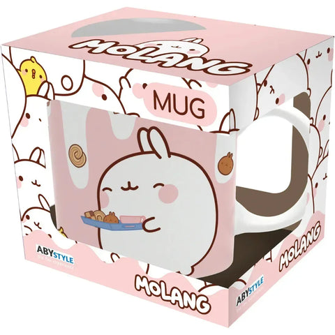 Molang - Milk & Cookies Mug (Ceramic, 11 oz.) - ABYstyle