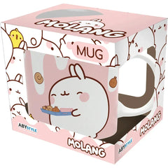 Molang - Milk & Cookies Mug (Ceramic, 11 oz.) - ABYstyle