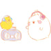 Molang - Piu-Piu & Molang Listening to Music Pin Badge Set (Metal) - ABYstyle