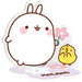 Molang - Piu Piu & Molang with Flower Standee Figure (3" Acrylic) - ABYstyle - Acryl Series
