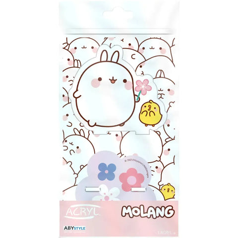 Molang - Piu Piu & Molang with Flower Standee Figure (3